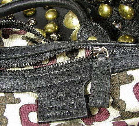 Bags Galore Store - Gucci 'babouska' Medium Boston Bag 207299 Black