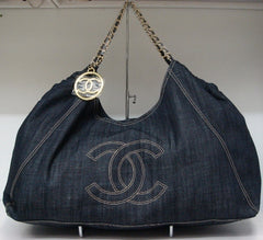 Chanel Coco Cabas Denim XL Extra Large Bag