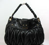 Miu Miu Lambskin Coffer Bag Black