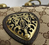 Gucci 'babouska' Large Boston Bag Brown