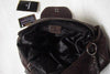 Chanel Bow Tote Lambskin Bag Dark Brown