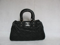 Chanel Dotcor Lambskin Bag Black